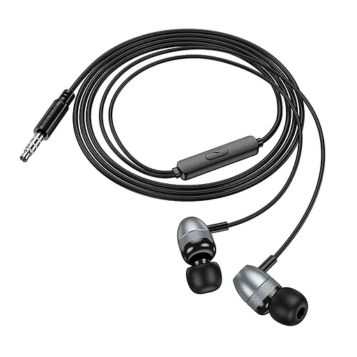 Навушники BOROFONE BM83 Craft universal earphones with mic Black - фото 5