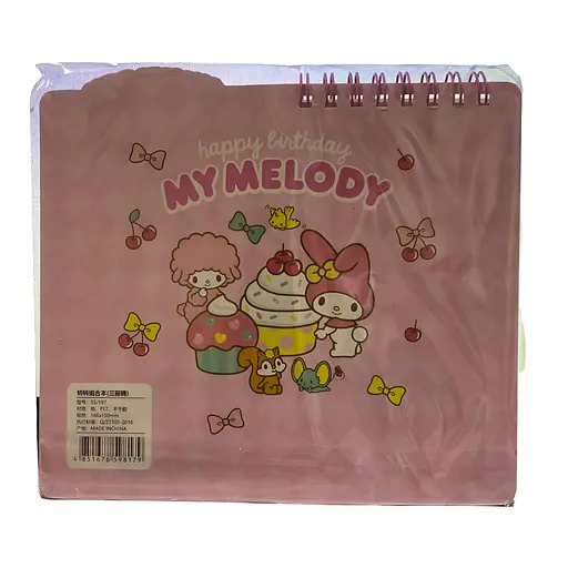 Детский блокнот Мелоди с наклейками, стикерами для записей и держателем для ручки розовый (25-SS197) - фото 2