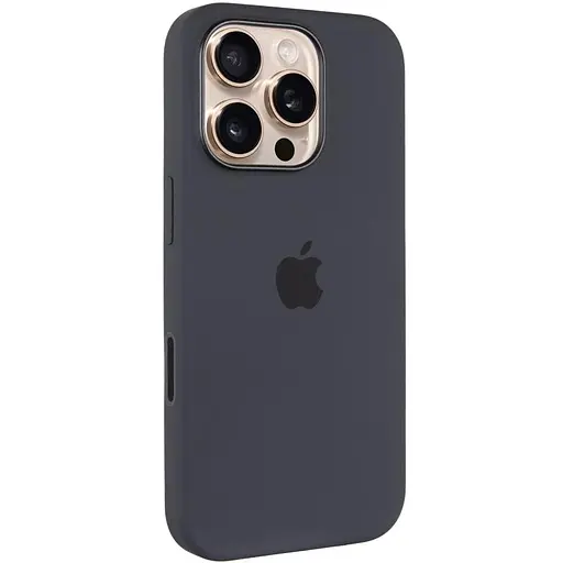 Чохол Epik Silicone case AAA with Magsafe and Animation button для Apple iPhone 16 Pro 6.3 Black