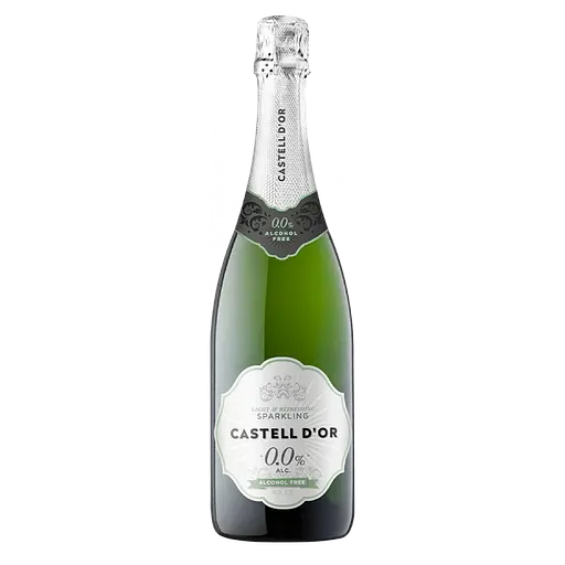 Вино игристое Castell d'Or Cava DO белое сухое безалкогольное 0.75 л - фото 1