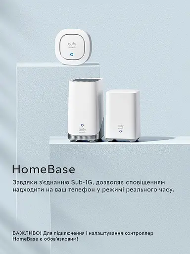 Бездротова сирена Eufy Security Siren гучність 105 дБ для приміщень та вулиці з захистом IP65 - White - фото 2