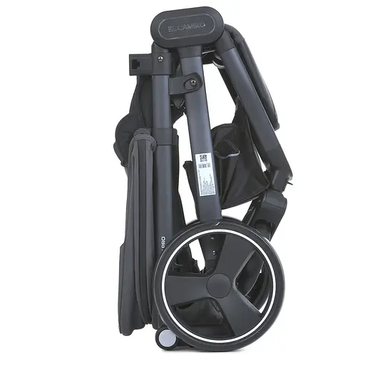 Детская прогулочная коляска-книга El Camino ME 1053-3 Dynamic Pro Charcoal Серая - фото 6
