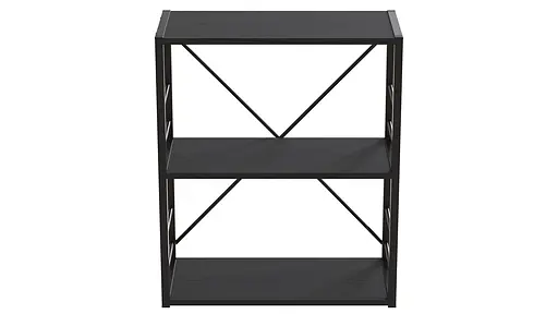 Этажерка 3/60 Серии Коннект 73x60x28 черный ДСП Сосна Кембра 16мм FRD-104259 - фото 5