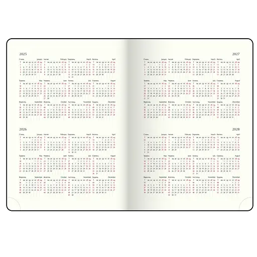 Ежедневник датированный Buromax Primavera 2026 A5 искусственная кожа/поролон графит (BM.2120-50) - фото 11