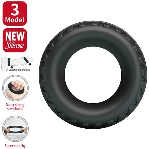 Ерекційне кільце Crazy Bull Dilson 5 см чорне - фото 7