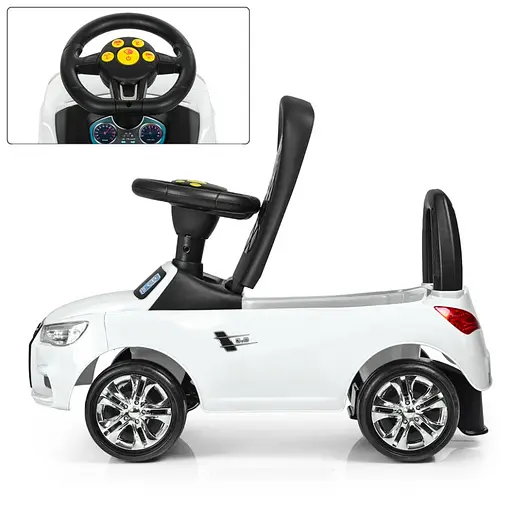 Каталка-толокар Bambi M 3147A-1 Белый музыкальный - фото 4