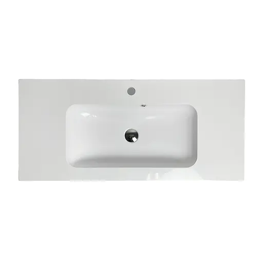 Раковина Adamant умывальник FRATE искусственный камень прямоугольная - фото 3