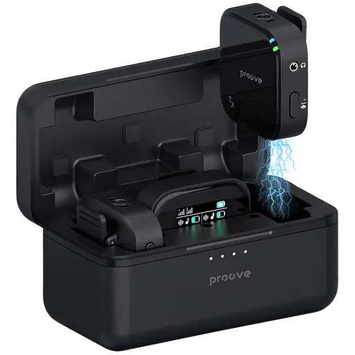 Микрофон Proove Studio black петличный беспроводной (PSWM15000201) - фото 3