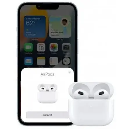 Бездротові навушники Apple AirPods 3 with Lightning Charging Case (MPNY3TY/A) - фото 5