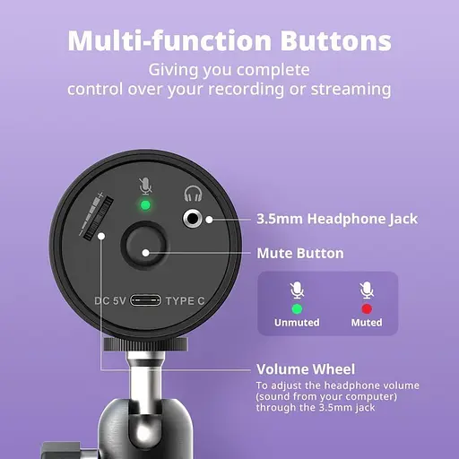 Микрофон AVerMedia AM310G2 Versati Go (40AAAM310AWL) - фото 8