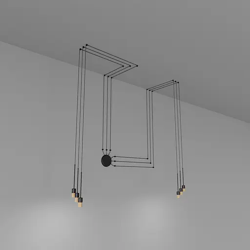 Люстра-павук SV0101-6 BK - фото 1