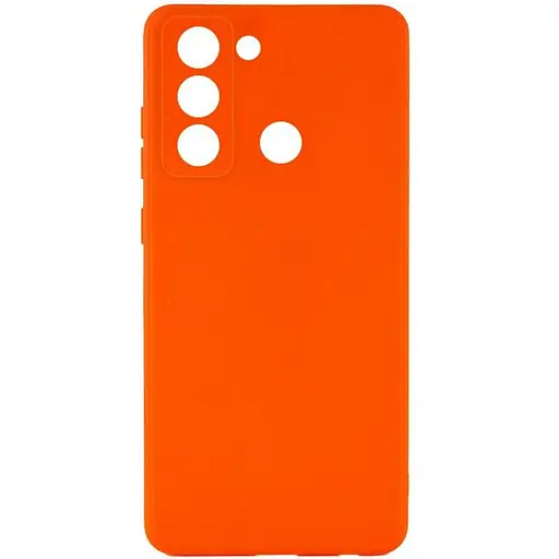 Силиконовый чехол Epik Candy Full Camera для Tecno Pop 5 LTE Оранжевый / Orange