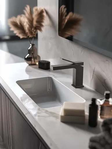 Смеситель для умывальника графит Nett UGr-51 Графит - фото 2