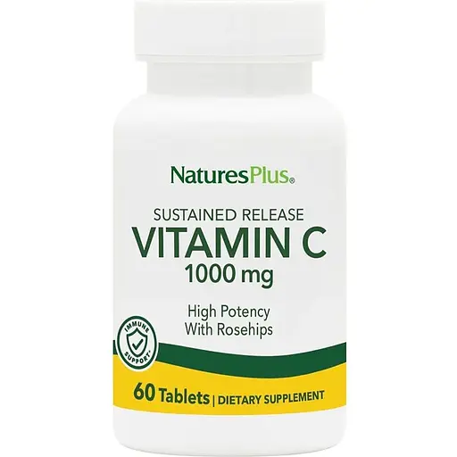 Вітаміни та мінерали Natures Plus Vitamin C 1000 мг Sustained Release 60 таблеток