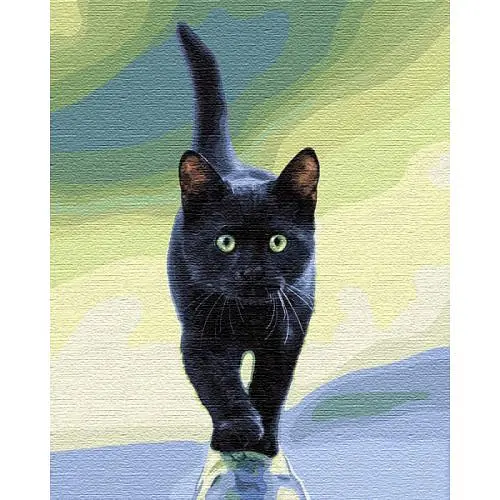 Картина по номерам "Кошачья грация" КНО4206 Идейка (4823104324829) - фото 1