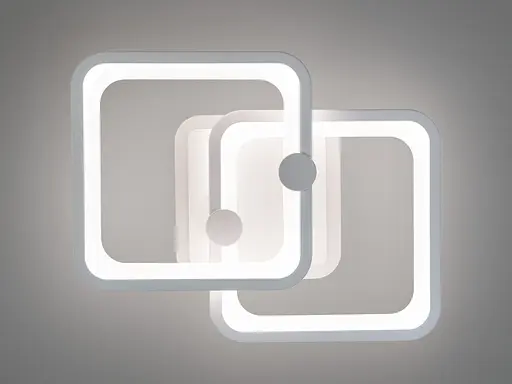 Світлодіодна люстра з смарт світильник з пультом, димером, 55W, чорна - фото 3