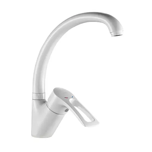 Смеситель для кухни Haiba HANSBERG 011 белый HB0202 - фото 1