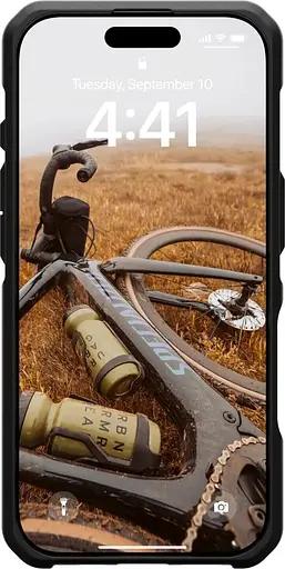 Оригинальный противоударный чехол UAG Metropolis LT MagSafe для iPhone 16 Pro (6.3") Kevlar Black 114452113940 - фото 10