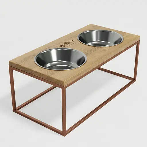 Hollky Base XL20 — миски на підставці для великих собак (2 × 1,8 л) - фото 5