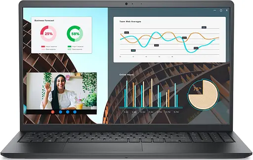 Dell Ноутбук Vostro 3530 15.6" FHD AG, Intel i3-1305U, 8GB, F512GB, UMA, Lin, чорний - фото 1