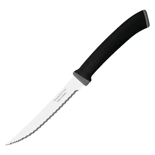 Нож Tramontina Felice для стейка зубчатый 11,2 см black (23494/105)