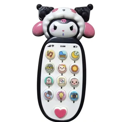 Телефон Kuromi, англ. озвучка, музыка, подсветка, EC666-2A2