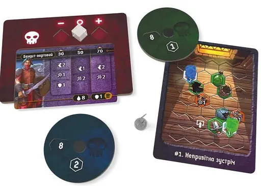 Настольная игра Lords of Boards Темная гавань. Пуговицы и насекомые (Gloomhaven: Buttons & Bugs) (укр.) (LOB2501UA) - фото 6