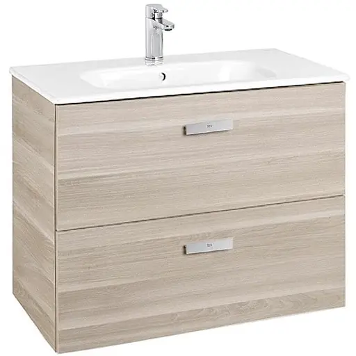 Тумба з умивальником Roca Victoria Basic 70 см береза A855853422 - фото 1