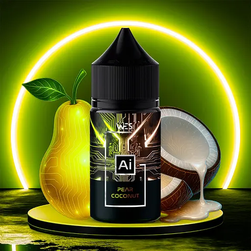 Набор компонентов для самозамеса солевой заправки WES AI 30 мл Pear Coconut Груша Кокос, 0-50 мг (18136)