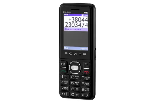 Мобільний телефон 2E E240 2023 24" 2SIM 2500mAh Чорний - фото 5