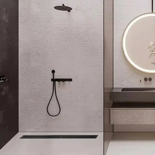 Линейный трап Qtap Taurus FA600MBLA из нержавеющей стали, с сухим затвором QTTAUFA600MB - фото 6