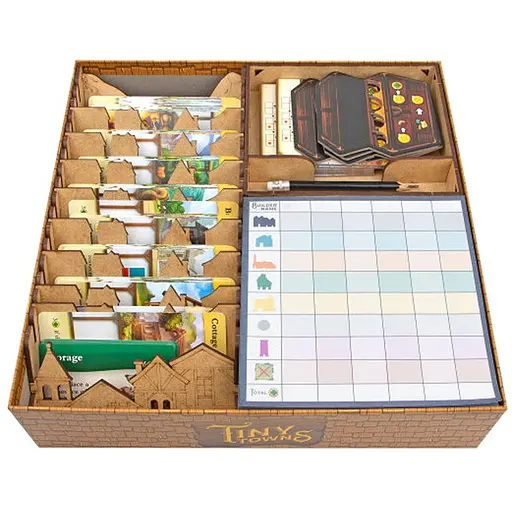 Органайзер Tower Rex Крихітні Містечка + доповнення Tiny Towns + Expansions (2220) - фото 1