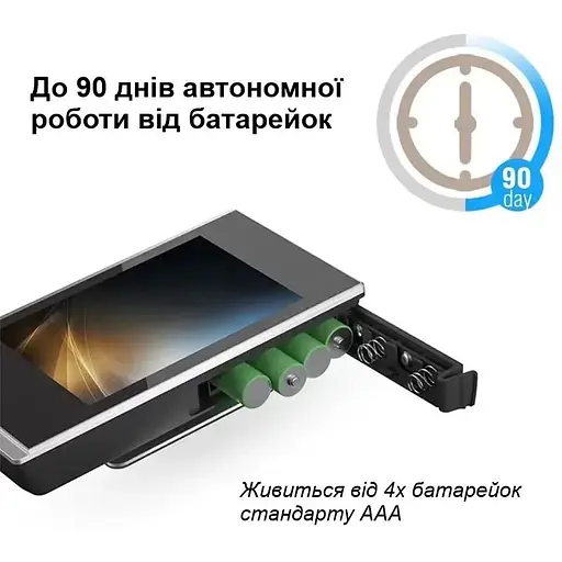 Видеоглазок Kivos SF515 дверной цифровой для квартиры с 3.5 дюймовым экраном черный - фото 5