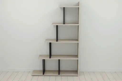 Этажерка Ferrum-decor Стелла 1600x1020x300 Черный металл ДСП Дуб Сонома (FRD-103465) - фото 3