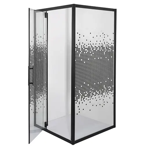 Душевая кабина Bravo Morava 90B N Mosaic 000023256, Черный матовый, интимато - фото 2