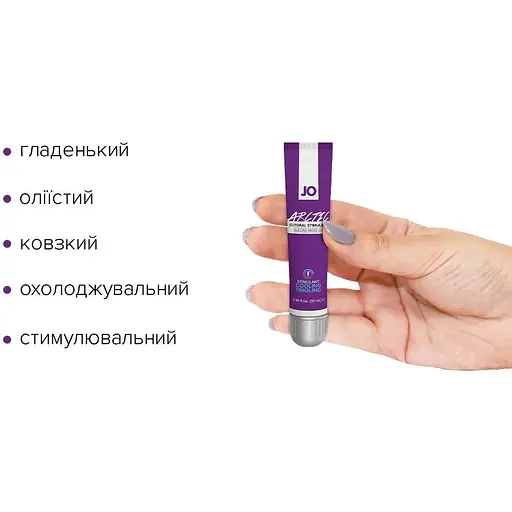 Гель для клітора System JO ARCTIC Cooling (10 мл) - фото 2