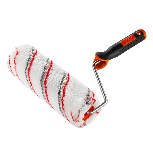 Валик "Мультиколор" 250х58 мм з ручкою Преміум Polax (770-35) - фото 1