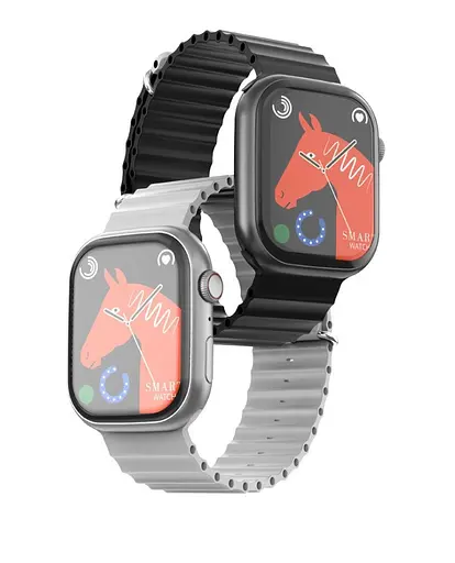 Умные часы XO W8 Pro 2.01 серебристый дисплей - фото 3