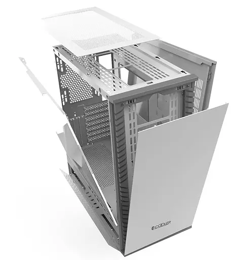 Корпус PcCooler PcCOOLER CPS MASTER ME200W MESH белый (MASTER ME200W MESH) без блока питания - фото 5