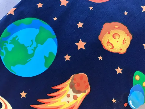 Простынь хлопковая Moontime в коляску "Космос" - фото 2