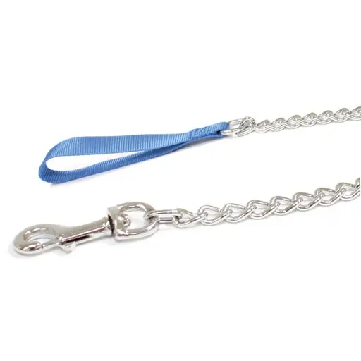 Повідець-ланцюжок Croci нейлон 1 м х 4 мм синій