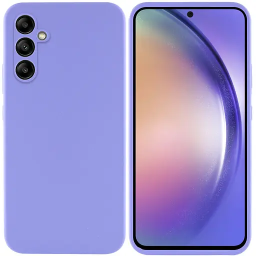 Чохол Silicone Cover Lakshmi Full Camera (AAA) для Samsung Galaxy A54 5G Бузковий / Dasheen - фото 5