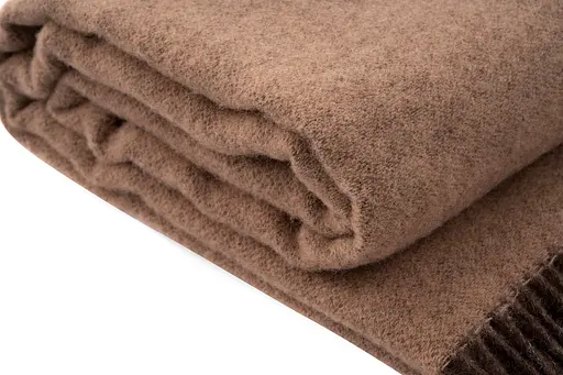 Плед Ardesto Leonardo Doubleface 140x200 см 100% шерсть коричнево-бежевый (ART0401LD) - фото 6