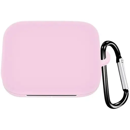 Чохол-накладка DK Silicone Candy Friendly з карабіном для OnePlus Buds Pro (pink)