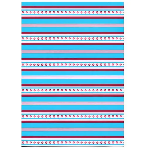 Бумага с рисунком "Цветочные ленты" А4(21х29,7см) 300г/м2 Heyda