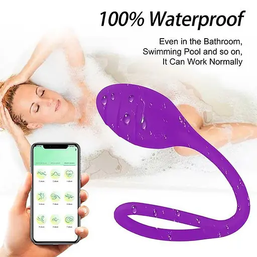 Смарт-віброяйце для клітора та точки G для жінок 10 режимів фіолетове - фото 6