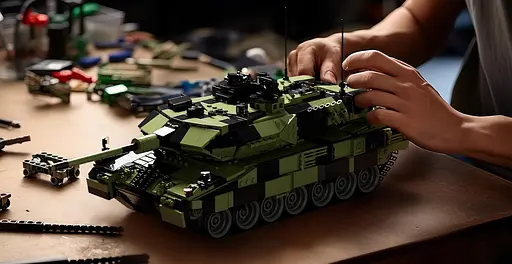 Конструктор Nifeliz Танк "Леопард 2 A7" (NF10269) - фото 7