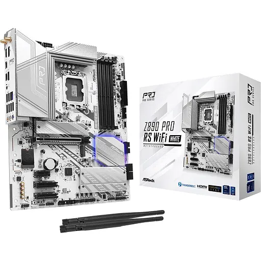 Материнская плата ASRock Z890 Pro RS WiFi White [147014] - фото 1
