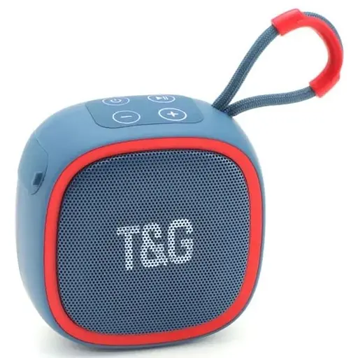 Портативна Bluetooth-колонка T&G TG659 бездротова переносна колонка з вологозахистом Синій - фото 1