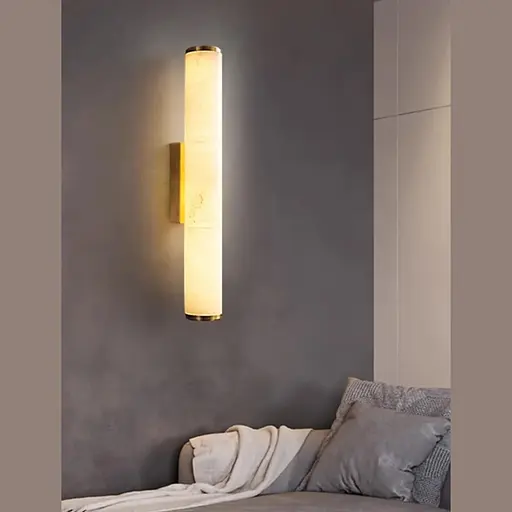 Стильне бра з імітацією каменю у корпусі 40х6х9 см Line F Арт. WSR1-60*400 - фото 1